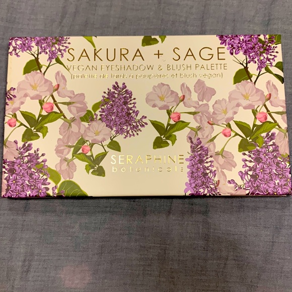Sakura and Sage Vegan Eyeshadow and Blush Palette - Picture 2 of 3